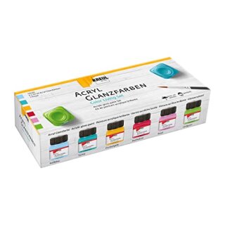 KREUL Acryl Glanzfarben Set Color Living 6 x 20 ml