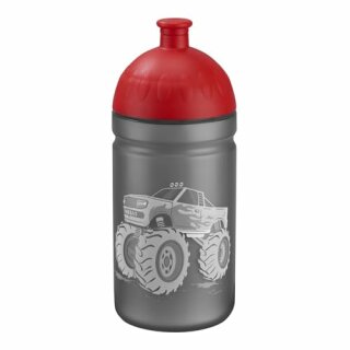 Trinkflasche "Monster Truck Rocky", Schwarz