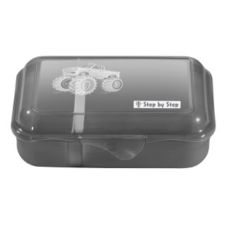 Lunchbox "Monster Truck Rocky", Schwarz