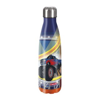 Isolierte Edelstahl-Trinkflasche "Monster Truck Rocky"