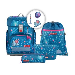 AAO CLOUD Schulranzen-Set "Mermaid Lola", 5-teilig