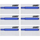 Lamy T10 Tintenpatronen, Blau, 6 Pack, insgesamt 30 Patronen