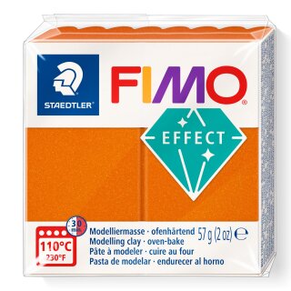 Mod.masse Fimo effect orange metall