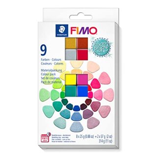 Fimo Colour Pack 2x57g + 8x25g Mixing pearls