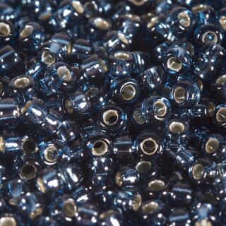 Jap, Miyukirocailles silverlined black diamond 2,5 mm