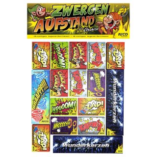 Zwergenaufstand, 16 Schachteln sortiert, KAT F1, ab 12 Jahre