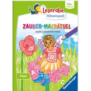 Zauber-Malrätsel zum Lesenlernen: Feen (Vor-Lesestufe)