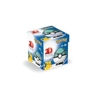 Ravensburger 3D Puzzle 11581 - Puzzle-Ball Pokémon Pokéballs - Netzball - [EN] Net Ball - für große und kleine Pokémon Fans ab 6 Jahren