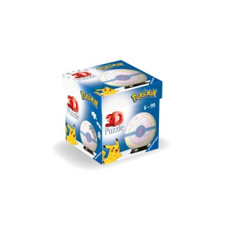 Ravensburger 3D Puzzle 11582 - Puzzle-Ball Pokémon Pokéballs - Heilball - [EN] Heal Ball - für große und kleine Pokémon Fans ab 6 Jahren