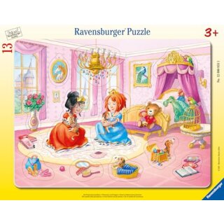 Ravensburger Kinderpuzzle - 12000855 Im Prinzessinnenschloss - 8-17 Teile Rahmenpuzzle für Kinder ab 3 Jahren
