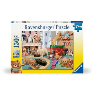 Ravensburger Kinderpuzzle - 12000865 Verspielte Welpen - 150 Teile XXL Puzzle für Kinder ab 7 Jahren