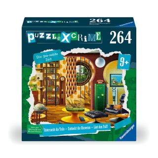 Ravensburger Puzzle X Crime Kids - Die geraubte Zeit- 264 Teile Puzzle-Krimispiel für 1- 4 junge Detektive ab 9 Jahren