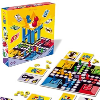 Ravensburger Familienspiel 22456 - HIT - Gesellschaftsspiel für Kinder und Erwachsene, für 2-4 Spielefans, Brettspiel ab 8 Jahren