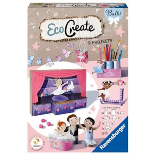 Ravensburger EcoCreate 23672 - Live like a Ballerina - DIY Bastelset für Kinder ab 6 Jahren