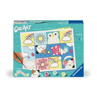 Ravensburger CreArt - Malen nach Zahlen 23727 - Squishmallows - ab 12 Jahren