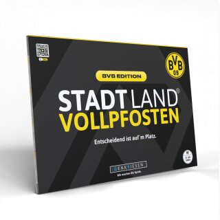DENKRIESEN - STADT LAND VOLLPFOSTEN® - BVB EDITION - "Entscheidend ist aufm Platz." - A4