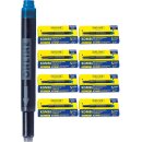 ONLINE 40x kompatible LAMY Patronen blau, Universal,...