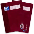 Oxford Schulheft A4, 16 Blatt, Lineatur 28, kariert, 2...