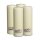4x Stumpenkerze 300/98mm cellophaniert