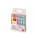 SET OF 6 MINI HIGHLIGHTERS - TEDDYS STYLE - TEDDY BEAR