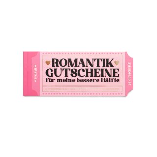 ROMANTIC GIFT VOUCHERS - DE