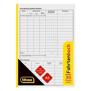 Idena Fahrtenbuch A5