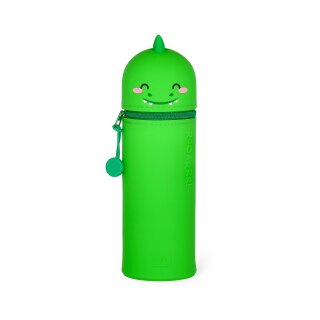 2-IN-1 SILICONE PENCIL CASE - KAWAII - DINO