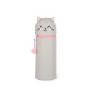 2-IN-1 SILICONE PENCIL CASE - KAWAII - KITTY