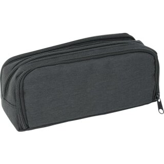 Schlamperbox 3 Fächer anthrazit/schwarz