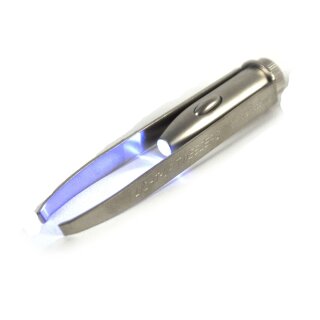 Edelstahl-Pinzette mit LED (inkl. Batterien) ca. 9 cm, 24 Stück im Display