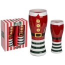 Bierglas, Santa Kostüm, für ca. 460 ml, H: ca....