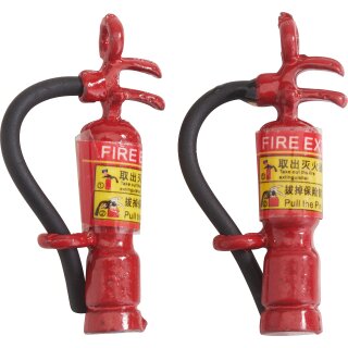 Feuerlöscher, ca. 3,5 cm, Set à 2 St.