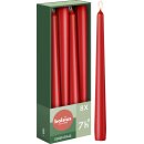Spitzkerzen 245/24 mm 8er Box Zartes Rot