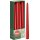 Spitzkerzen 245/24 mm 8er Box Zartes Rot