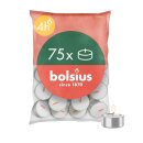 Teelichte 75er Beutel, 4h weiß