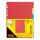 Idena Kartonregister 6teilig 6 Farben 150g/m² DIN A4