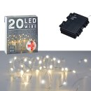 Lichterkette Mikro Outdoor, 20 LED, Timer 220cm
