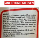 Fündig KERAflott Reliefgießpulver weiß 10 kg (2 x 5 kg) Sack, Set