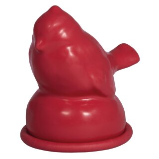 Latex Vollform-Gießform: Rotkehlchen, 4,5x6cm ohne Sockel, SB-Btl. 1Stück