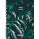 Schülerkalender Style A5 PP 2S/1W Monstera