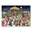 Nostalgischer Weihnachtsmarkt, A3-Wand-Adventskal. (Behr)