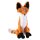 Plüsch Die Schule der magischen Tiere Fuchs Rabbat klein braun/weiß 18cm