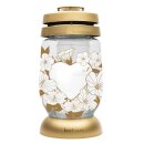 Laterne aus Glas mit Herz – 22,5x11 cm (HxB)...