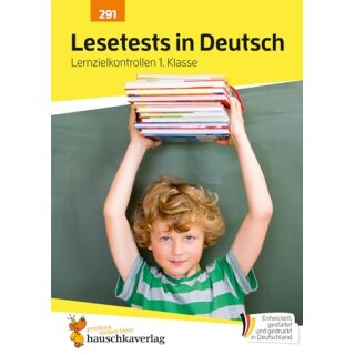 Übungsheft mit Lesetests in Deutsch 1. Klasse, A4-Heft