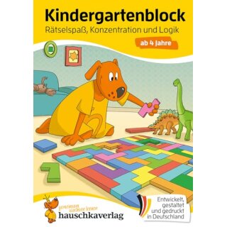 Kindergartenblock – Rätselspaß, Konzentration und Logik ab 4 Jahre