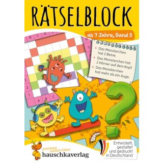 Rätselblock ab 7 Jahre, Band 3