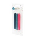 Siegel Wachs - 3 Farben, pink/türkis/petrol