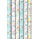 Geschenkpapier Baby 70x200cm 3fach sortiert