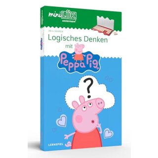miniLÜK-Set Logisches Denken mit Peppa ab 4 Jahren