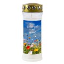 Gedenk-Kerze groß "Lichtergruß"
